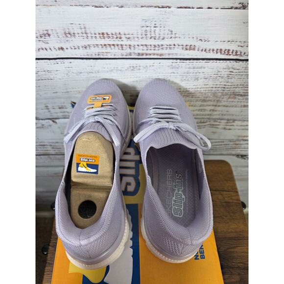 Sketchers Slip-Ins Summits Pure Vibrance Women's 8.5 Lavendar Sneaker NIB - Picture 5 of 8
